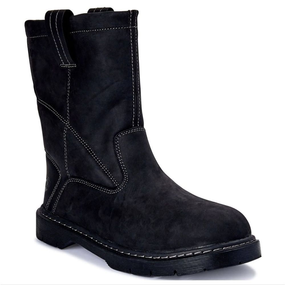 NEW Herman Survivors Men's Theo Pull On Steel Toe Work Boots‎ Black Size 14 & 9